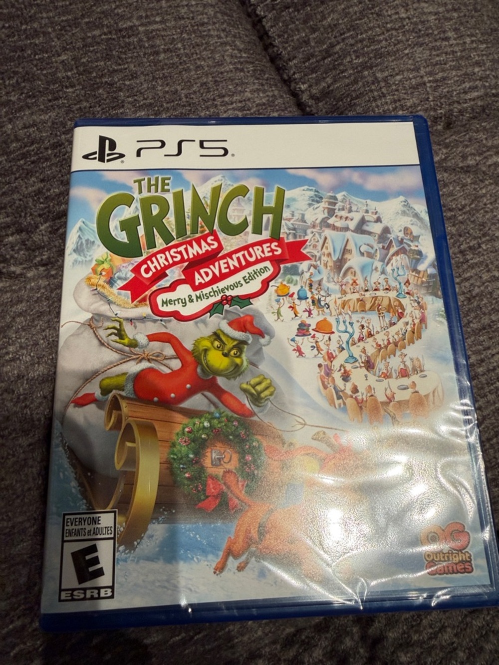 Sony PS5 The Grinch Christmas Adventures (blue)